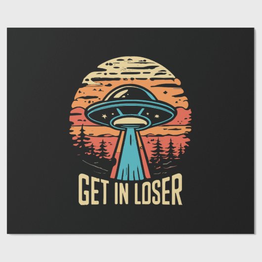 Kom binnen loser cadeaupapier (Vlak)