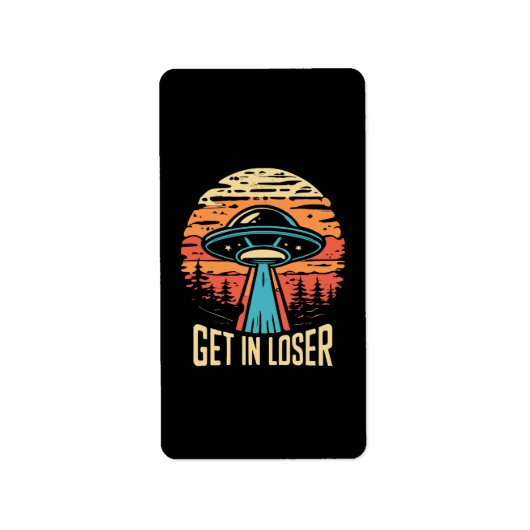 Kom binnen loser etiket (Voorkant)