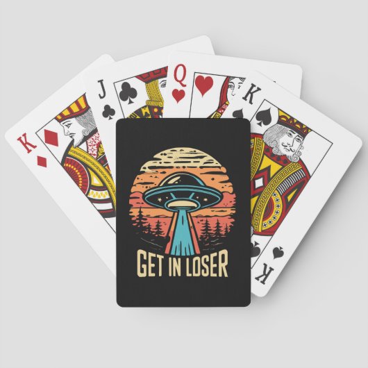 Kom binnen loser pokerkaarten (Achterkant)