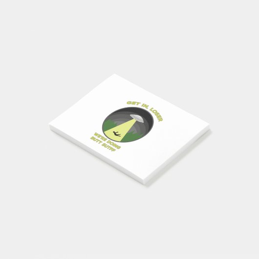 Kom binnen, Loser. We doen Butt Stuff. Post-it® Notes (Schuin)