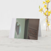 "Kom binnen met een open hart" Wenskaart voor een Kaart (Gele Bloem)