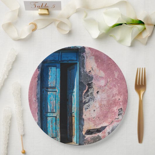 Kom binnen. papieren bordje (Huwelijk)