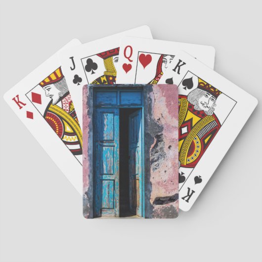 Kom binnen. pokerkaarten (Achterkant)