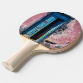 Kom binnen. tafeltennisbatje (Voorkant Gekanteld)