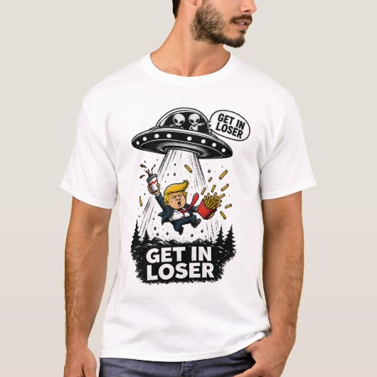 KOM BINNEN VERLIEZER T-SHIRT (Voorkant)