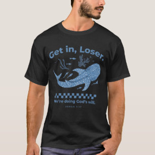 Kom binnen, Verliezer, Walvishaai Oceaanleven Bijb T-shirt
