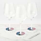 Kom binnen. wijnglaslabel (Set)