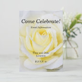 Kom Celebrate! Uitnodiging (Staand voorkant)