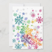 Kom chillen met de coolste bemanning rond Kerstmis Kaart (Achterkant)