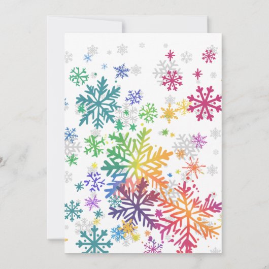 Kom chillen met de coolste bemanning rond Kerstmis Kaart (Achterkant)