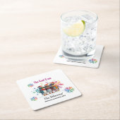 Kom chillen met de coolste bemanning rond Kerstmis Kartonnen Onderzetters (Insitu)