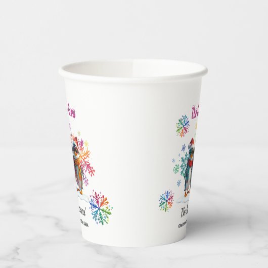 Kom chillen met de coolste bemanning rond Kerstmis Papieren Bekers (Links)