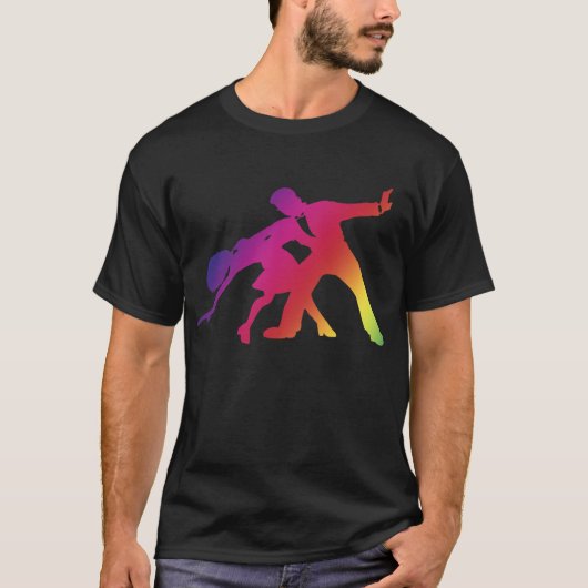 Kom Dancing. Regelboog 1 T-shirt (Voorkant)