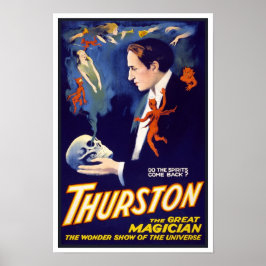 Kom de spirits terug? 1914.  Magicus Poster