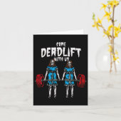 Kom Deadlift met ons gewichtheffen bodybuilding F Kaart (Gele Bloem)