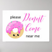 Kom dicht bij me, sociaal vervormend, grappig poster (Voorkant)