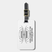 Kom dichter bij de elektromagnetische ingang (Phys Bagagelabel (Voorkant verticaal)