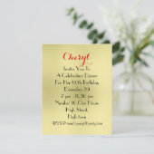 Kom Dine met me het plaatsen van de Plaats van de  Kaart (Staand voorkant)