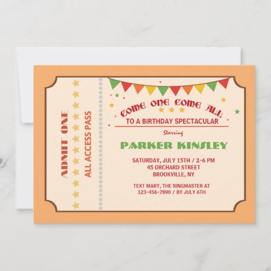 Kom één, alle uitnodigingen (Voorkant)