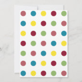 Kom een bal! Retro Bubble Gum Verjaardagsfeestje Kaart (Achterkant)