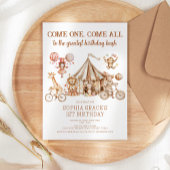 Kom een kom alle Carnaval Party Circus Verjaardag Kaart