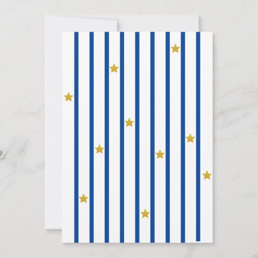 Kom één kom allemaal groot top circus verjaardagsf kaart (Achterkant)