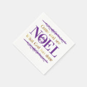 Kom eens kijken wat God heeft gedaan voor Kerstmis Servet (Hoek)