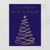 Kom en aanschouw Hem | Kerstkaart Briefkaart (Voorkant)