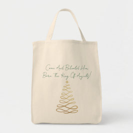 Kom en aanschouw Hem | Kerstmis Tote Tas