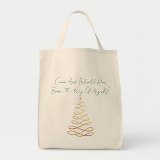 Kom en aanschouw Hem | Kerstmis Tote Tas