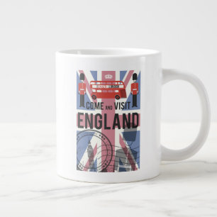 Kom en bezoek Engeland Grote Koffiekop