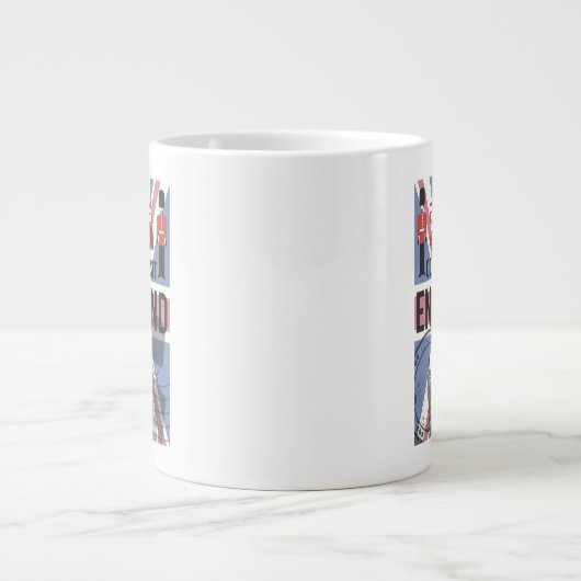 Kom en bezoek Engeland Grote Koffiekop (Voorkant)