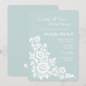 Kom en ga met de bruiloft kaart (Voorkant / Achterkant)