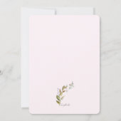 Kom en ga naar het Open House Baby shower Kaart (Achterkant)