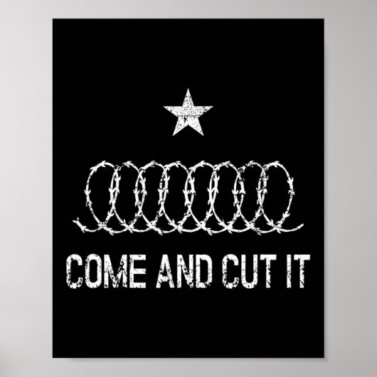 Kom en knip het Texas conservatieve Republikein Poster (Voorkant)