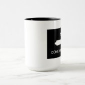 Kom en neem de vlag (omgekeerd) mok (Midden)