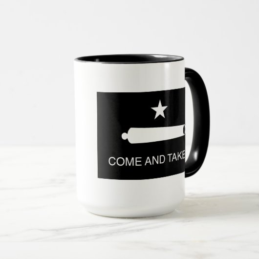 Kom en neem de vlag (omgekeerd) mok (Voorkant rechts)