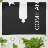 Kom en neem de vlag (omgekeerd) theedoek (Gevouwen)