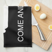 Kom en neem de vlag (omgekeerd) theedoek (Quarter Fold)