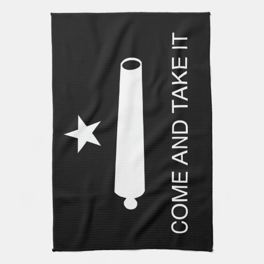 Kom en neem de vlag (omgekeerd) theedoek (Verticaal)