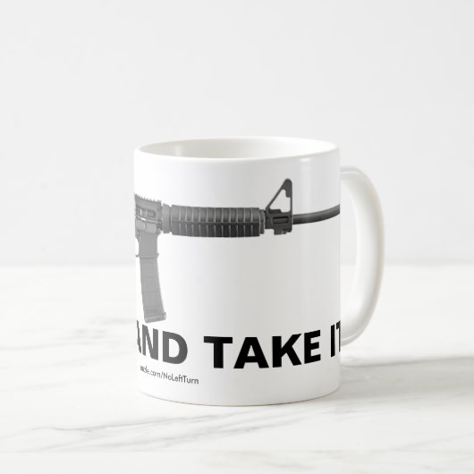 Kom en neem het koffie-Mok Koffiemok (Voorkant rechts)