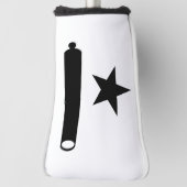 Kom en neem het Logo (TX) Golfheadcover (Draai 90)