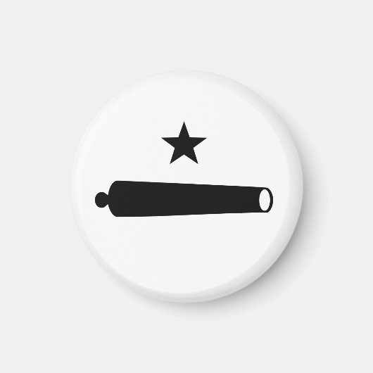 Kom en neem het Logo (TX) Magneet (Voorkant)