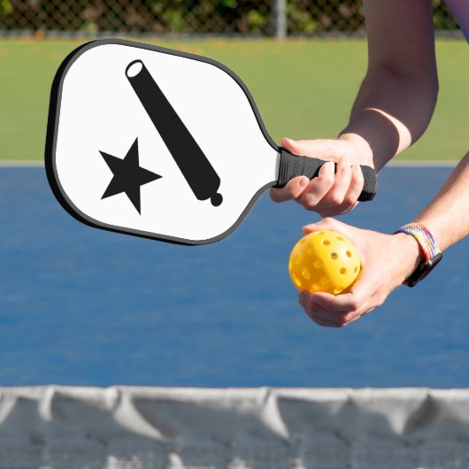 Kom en neem het Logo (TX) Pickleball Paddle (Insitu)