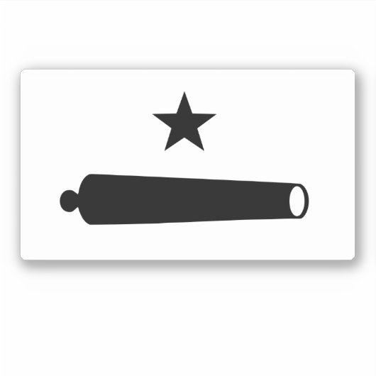 Kom en neem het Logo (TX) Sticker (Voorkant)