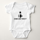 Kom en neem het mee met Pacifier - Baby Romper (Voorkant)