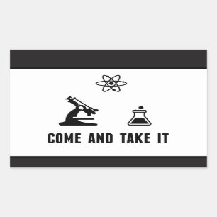 Kom en neem het mee naar Science Sticker