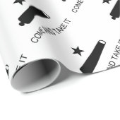 Kom en neem het mee - Texas Flag Revolution Milita Cadeaupapier (Rol Hoek)