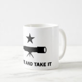 "Kom en neem het mee" voor wetenschappers Koffiemok (Voorkant rechts)