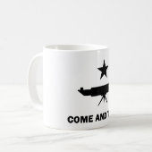 "Kom en neem het mee" voor wetenschappers Koffiemok (Voorkant links)